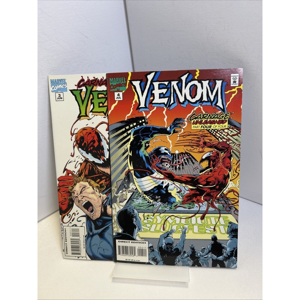 Venom Carnage Unleashed Issues 3 and 4 Marvel Comics